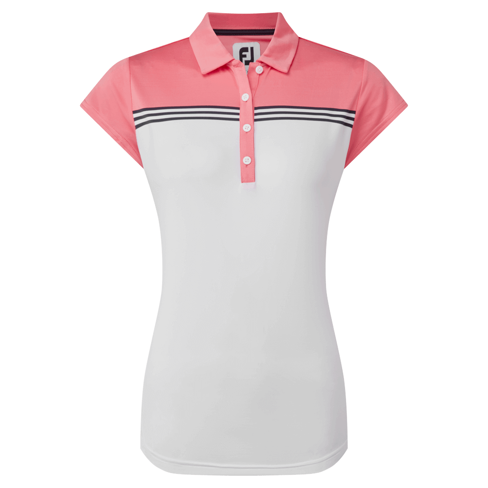 Women's Golf Collared Tank Top UPF 50+ Sleeveless Polo Shirts - Coral / S