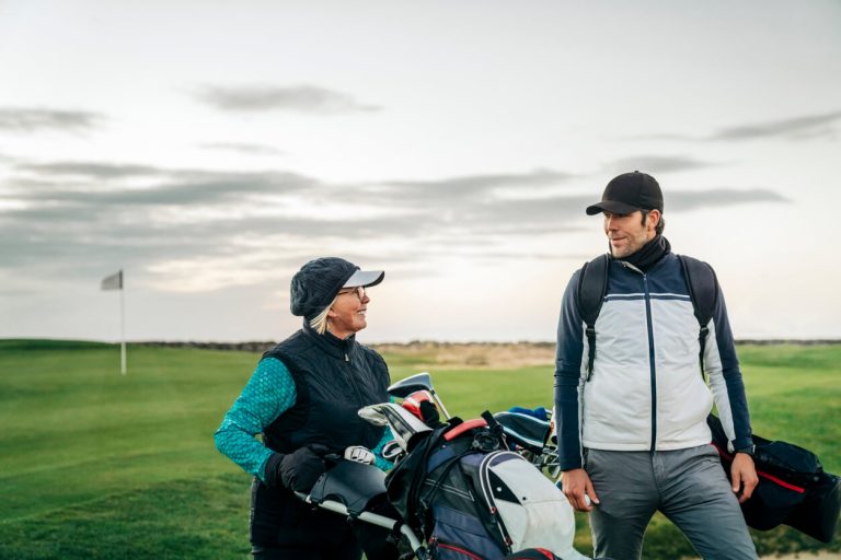 man-and-woman-on-golf-course